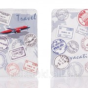Кожаная обложка на паспорт Travel фотография