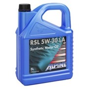 Моторное масло Alpine RSL 5W-30 LA 5 L