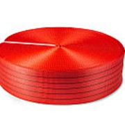 Лента текстильная 125 мм 18750 кг (красный) фотография