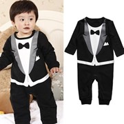 Одежда детская Baby Romper, baby boy&#39-s Gentleman modelling romper infant long sleeve climb clothes kids outwear/clothes Freeshipping, код 1132847926 фото