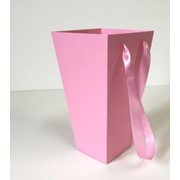 Подарочная упаковка для цветов ваза большая 20 шт розовая фотография