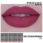 Полупермаментный гелевый карандаш для губ Provoc #15 The Other Woman