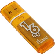 Флешка SmartBuy Glossy series USB 16GB Orange фото