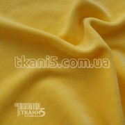 Ткань Велюр хб ( желтый ) 4542
