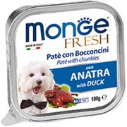 Monge Dog 100г конс. Fresh Влажный корм для взрослых собак Утка фотография