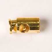 Фиксатор металл Ф-5 цв золото (уп 100шт) фотография