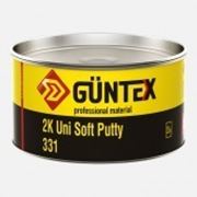 Шпатлевка автомобильная GUNTEX универсальная мягкая “Uni Soft Putty“ 1,8 кг, цвет желтый. фото