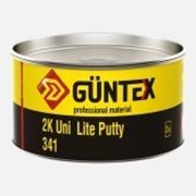 Шпатлевка автомобильная GUNTEX универсальная легкая “Uni Lite Putty“ 1 л, цвет голубой. фото