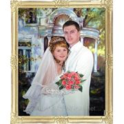 Свадебный портрет - маслом на холсте. фото