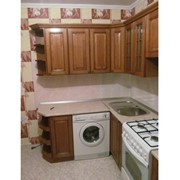 Кухонный гарнитур деревянный фото