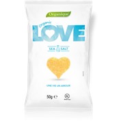 Снеки кукурузные, LOVE, Organique, с морской солью, органические, 50 г