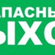Наклейка Запасный выход фото