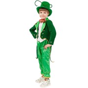 Карнавальный костюм для детей Пуговка Кузнечик во фраке детский, 28 (110 см)