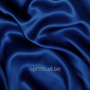 Атлас однотонный средней плотности цвет синий электрик 10/240 фото