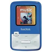 Фоторамка цифровая SanDisk SDMX22-004G-E46B, МР3 Sansa Clip Zip 4GB Blue (голубой) фото