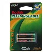 Аккумуляторная батарея Kodak ААА набор 2 шт блистер HR03-2BL 1000mah