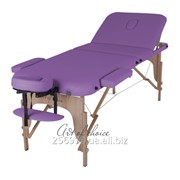 Стол массажный деревянный DEN Comfort фиолетовый фотография