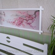 Картина Ветка Сакуры в белой деревянной рамке.