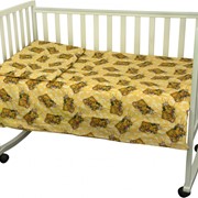 Комплект постільної білизни Немовля Руно (932.02_Руно (Жовтий) ведмедики сплять)