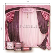 Шторы, гардины: комплект штор “Pink“ фото