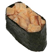 Суши Спайси Хоккигай (суши с острым моллюском)