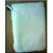 Белый чистик, из синтетических волокон, универсальное средство для уборки. фото