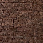 Искусственный камень — Каменная мозаика 11-790, цвет коричневый фото