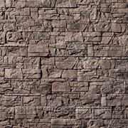 Искусственный камень — Каменная мозаика 11-680, цвет серо-коричневый фото