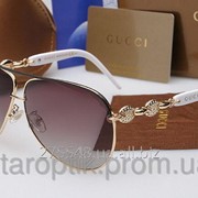 Женские солнцезащитные очки Gucci Gold 523 фото