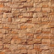 Искусственный камень — Каменная мозаика 11-671, цвет Светло-коричневый фото