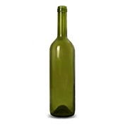 Бутылка стеклянная винная фото