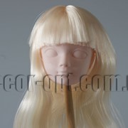 Голова куклы 4,5 см со светло-русыми волосами 25см 5564