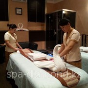 Японский массаж (шиатсу) фотография