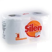 Туалетная бумага Silen белая фото