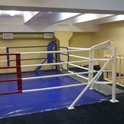 Ринг боксёрский на упорах Atlet 5х5м, боевая зона 4х4 м, монтажная площадка 5х5 м IMP-A431 фотография
