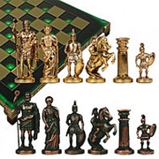 Шахматы "Греко-Романский период" 28x28x1.8;H=5.4 см. арт.MP-S-3-A-28-G