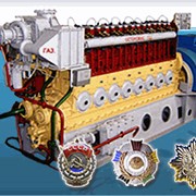 Стационарный газодизель-генераторы модели ГДГА-500 фото