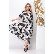 Платье Мишель Шик 928 молочно-черный фотография