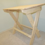Деревянный раскладной стол на заказ фото