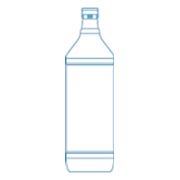 Бутылка водочная A 806