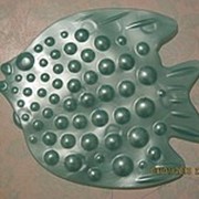 Рыбка ОРТО Камбала бирюза. Мини-коврики в ванную фото