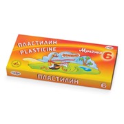 Пластилин классический ГАММА "Мультики", 6 цветов, 120 г, со стеком, картонная упаковка, 280015/281015,