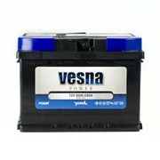 Аккумулятор автомобильный VESNA Power 60 (R +) фото