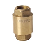 ЗКл003-40 Клапан обратный з лат.штоком EUROPA, 40(1 1/2)Н- 16bar, желтый/латунь NX-0104 6*36