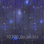 Гирлянда “Светодиодный Дождь“ 2х3м, эффект мерцания, белый провод, 220В, диоды СИНИЕ, NEON-NIGHT фото