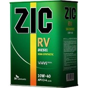 Полусинтетическое моторное масло ZIC RV 10W40 - 4л фото