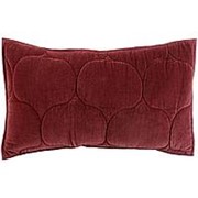 Чехол на подушку «Хвойное утро», прямоугольный, бордовый фотография