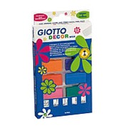 Giotto Набор блоков восковых Giotto Decor Wax, для декорирования поверхностей, 12 цветов фото
