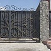 Ворота кованые, изготовление по желанию заказчика в Полтаве (Глобино, Украино), Цена недорогая