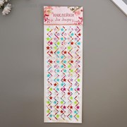 Наклейка стразы “Зигзаг и звёзды“ МИКС фото